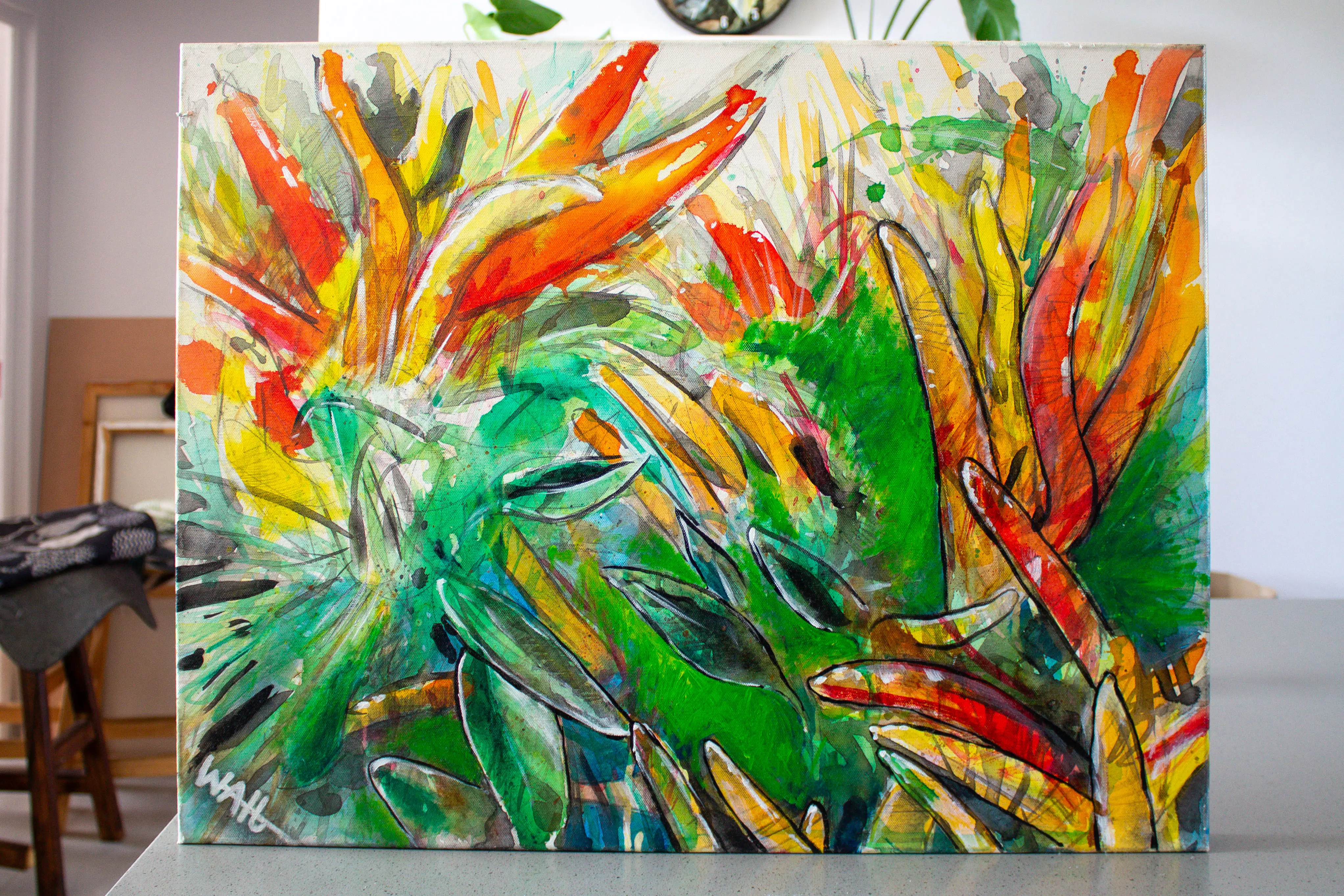 Walt Viviers, Capsaicin, 2010, Acrylic on Canvas