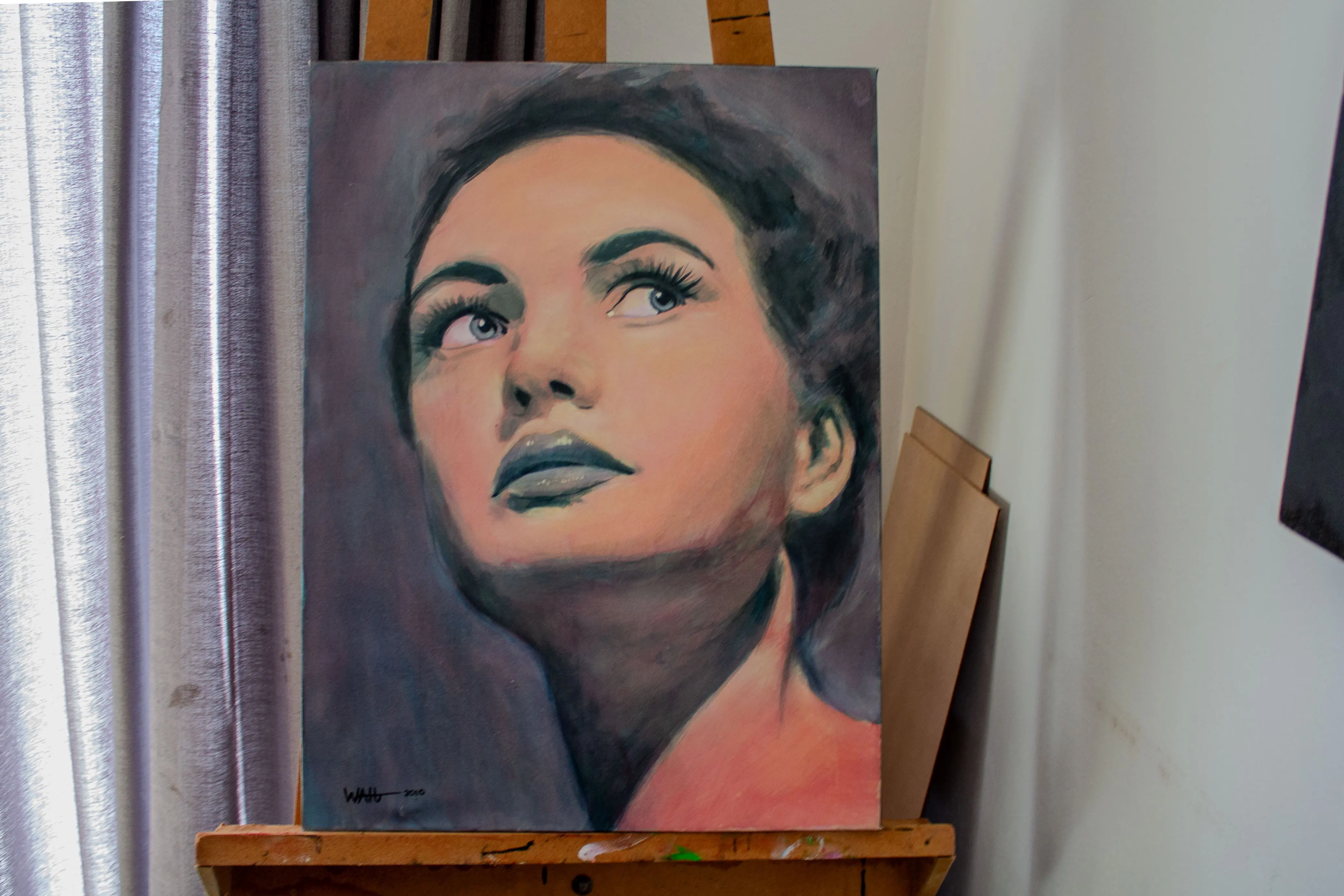 Walt Viviers, Classic Portrait, 2010, Acrylic on Canvas