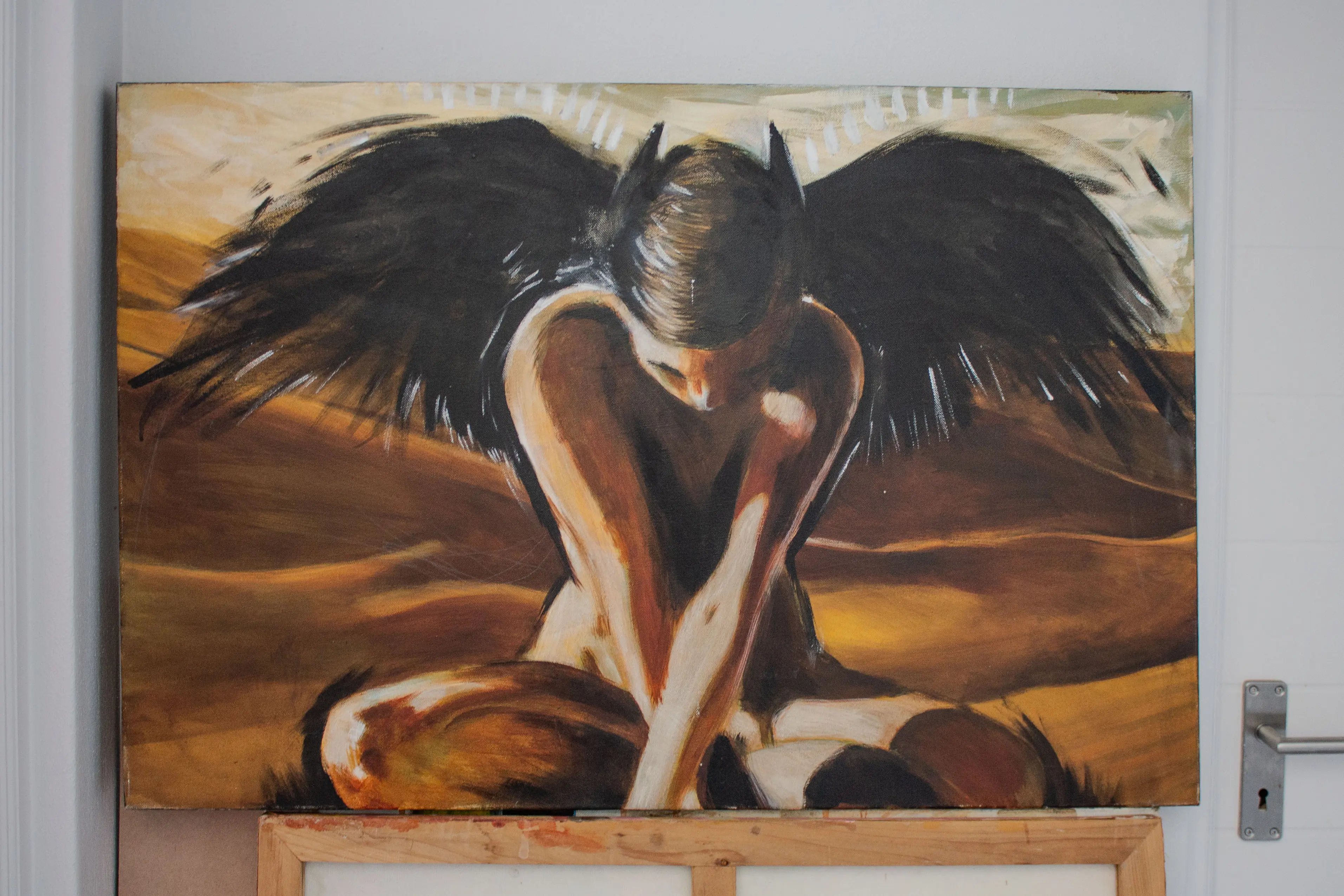 Walt Viviers, Dark Angel, 2011, Acrylic on Canvas
