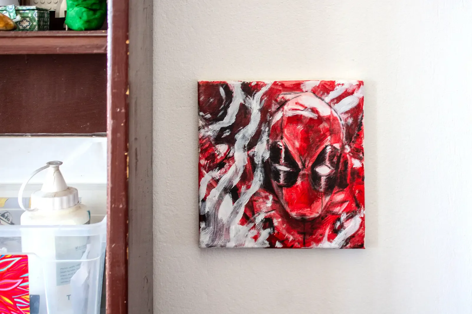 Walt Viviers, Deadpool, 2026, Acrylic on Canvas